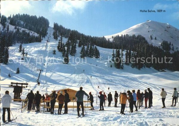 Brixen Thale Skizentrum Hochbrixen mit Hohe Salve