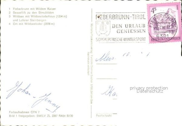 Fieberbrunn Tirol mit Wildem Kaiser Sessellift Wildsee mi – Bild 2