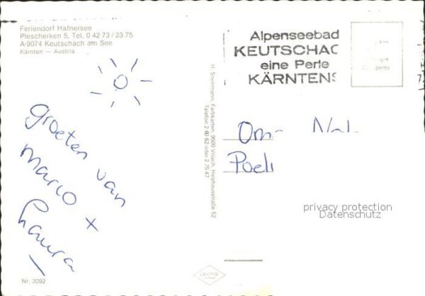 Keutschach See Feriendorf Hafnersee Fliegeraufnahme – Bild 2
