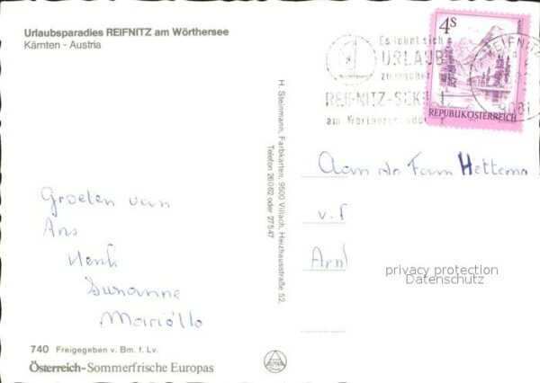 Reifnitz Woerthersee Panorama Teilansichten – Bild 2