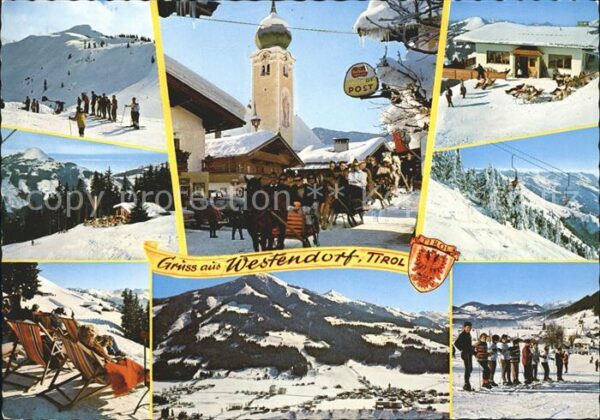 Westendorf Tirol Skilift Mittelstation Sonnengrube Pferd