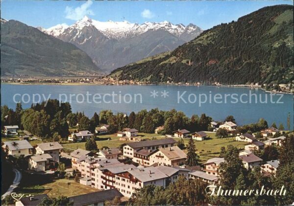 Thumersbach Panorama mit Strandbad und Kitzsteinhor