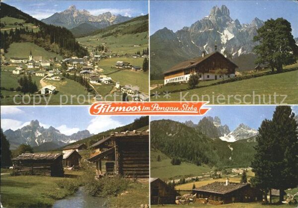 Filzmoos mit Bischofsmütze Salzburger Bauernhof