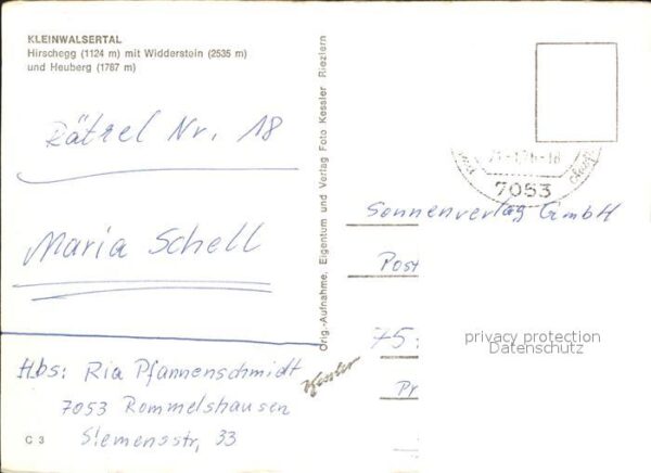 Hirschegg Kleinwalsertal Vorarlberg mit Widderstein und Heuberg – Bild 2