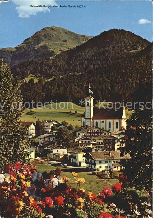 Soell Tirol am Wilden Kaiser Sessellift Bergstation