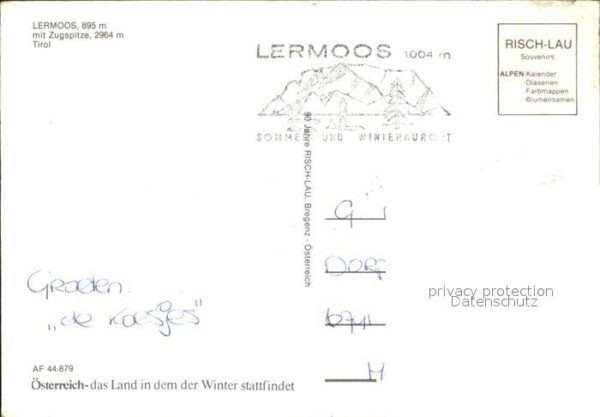 Lermoos Tirol mit Zugspitze Schlepplift – Bild 2
