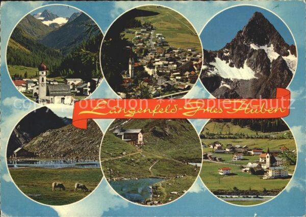 Gries Laengenfeld Tirol Kirche Totalansicht Wilde Leck Winnebac