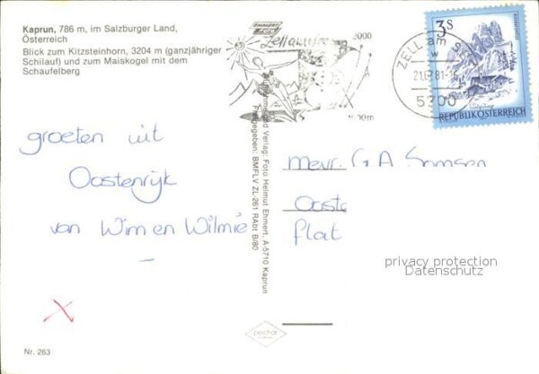 Kaprun mit Kitzsteinhorn Maiskogel und Schaufe – Bild 2