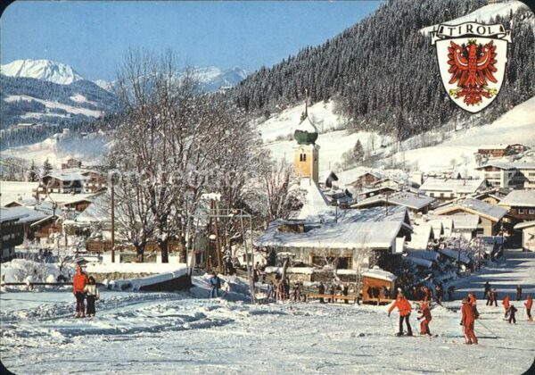Westendorf Tirol Dorfpartie Kirche