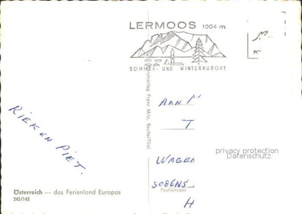 Lermoos Tirol Zugspitze Fernpass Ehrwald Seebensee – Bild 2