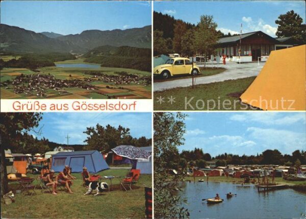 Goesselsdorf Kaernten Panorama Campingplatz Gösselsdorfer See