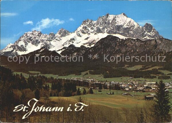 St Johann Tirol mit Wildem Kaiser