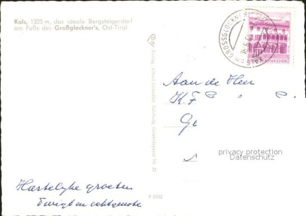 Kals Grossglockner Ortsansicht Kirche – Bild 2