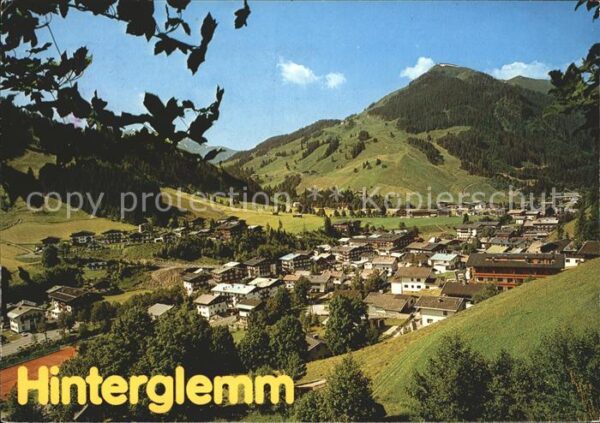 Hinterglemm Saalbach mit Zwölferkogel