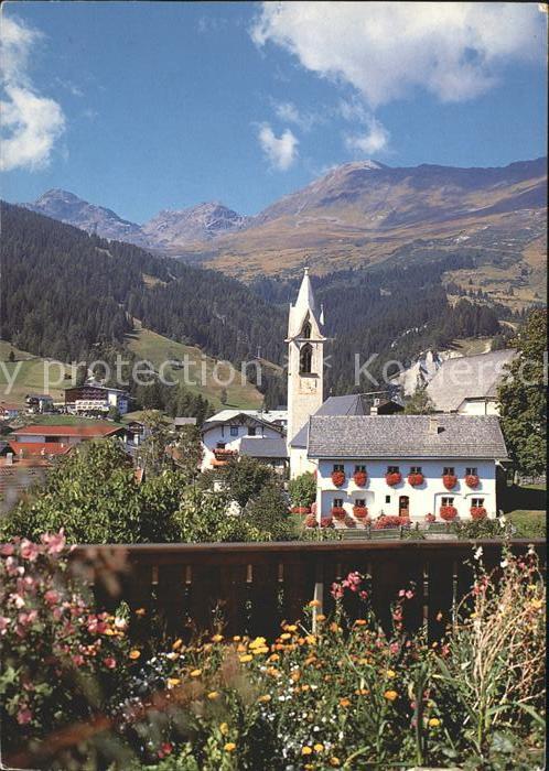 Serfaus Tirol Blick auf Komperdell