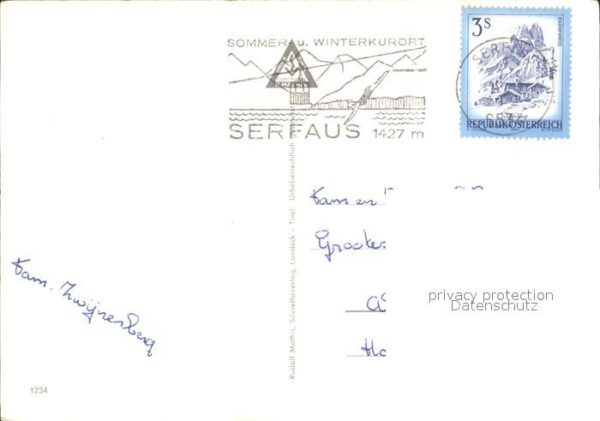 Serfaus Tirol Kirche Dorffest Schwimmbad Panorama – Bild 2