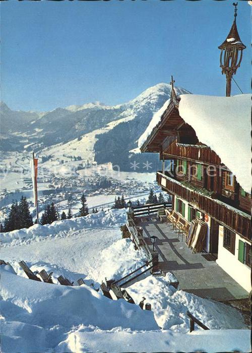 Kirchberg Tirol Blick vom Filzerhof mit Rettenstein und