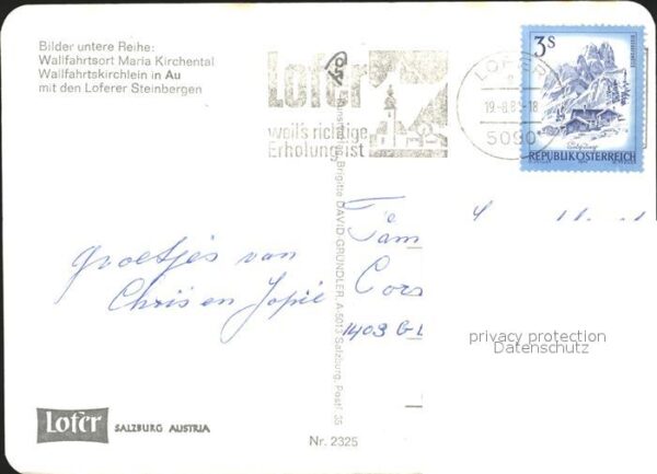Lofer Wallfahrtsort Maria Kirchental Wallfahr – Bild 2