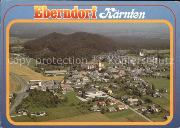 Eberndorf Fliegeraufnahme Markt im Jauntal ehem S