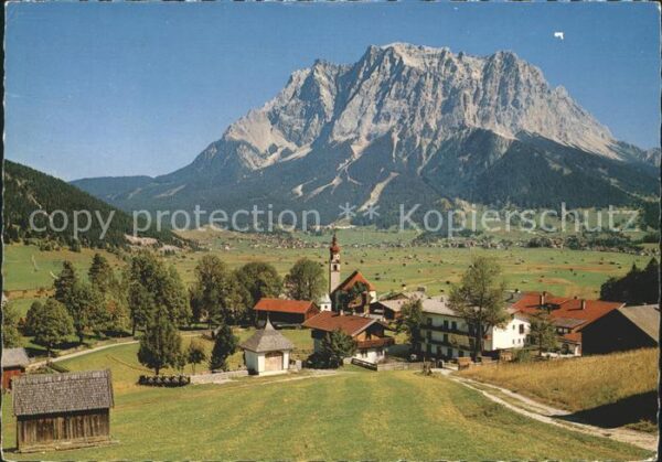 Lermoos Tirol mit Zugspitze