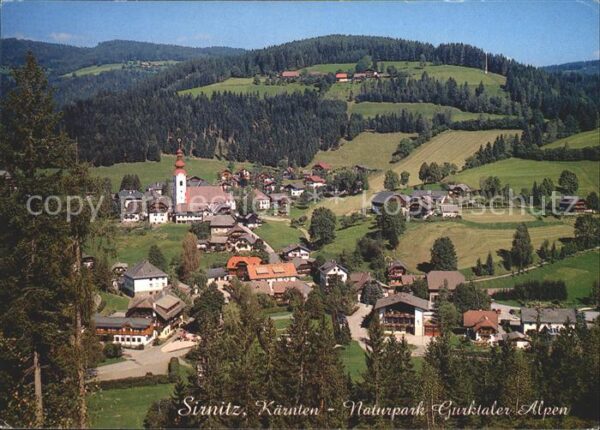 Sirnitz Kaernten Ortsansicht mit Gasthof Pension Fritzer