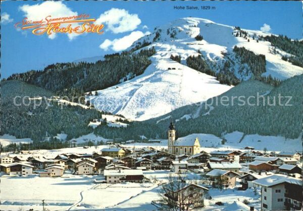 Soell Tirol am Wlden Kaiser mit Hochsöll und Hohe S