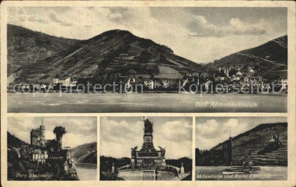 Assmannshausen Nationaldenkmal Burg Rheinstein Mäusetu