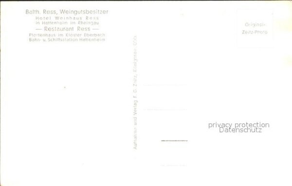 Kloster Eberbach Foto-F.-G.-Zeitz-Nr. 1713 – Bild 2