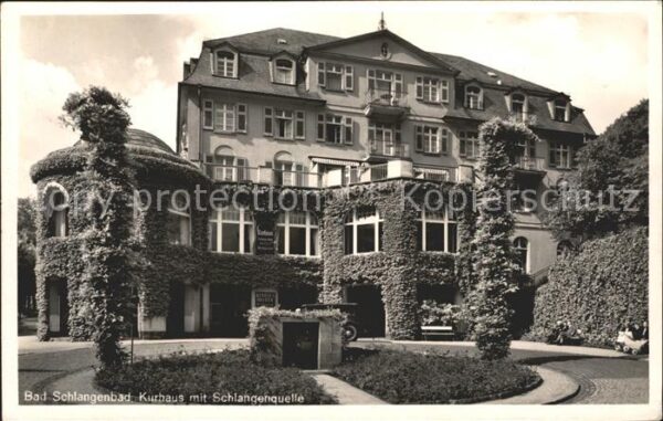 Schlangenbad Taunus Kurhaus Schlangenquelle