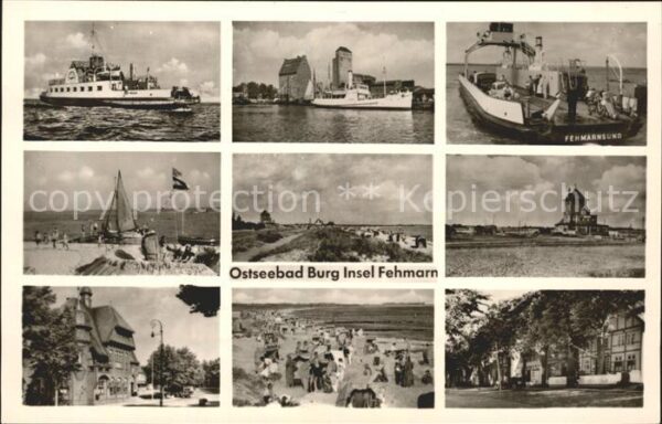 Burg Fehmarn Schiffe Strand
