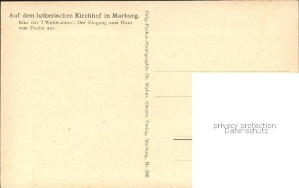 Marburg Lahn Lutherischer Kirchhof – Bild 2