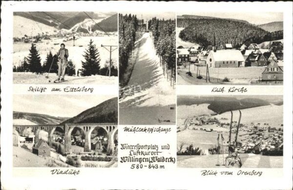 Willingen Sauerland Skilift Viadukt Mühlenkopfschanze Kirch