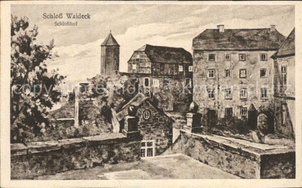 Schloss Waldeck Schlosshof