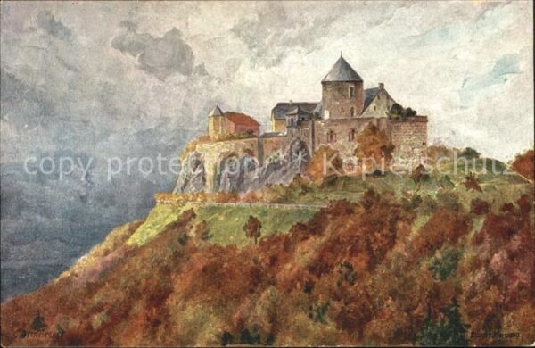 Schloss Waldeck Künstlerkarte