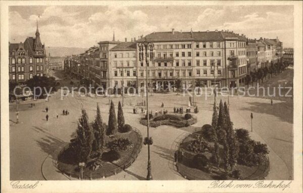 Kassel Blick vom Bahnhof