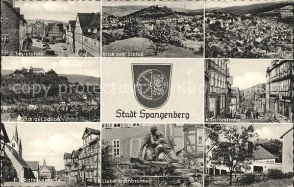 Spangenberg Hessen Klosterstrasse Marktplatz Rathausstrass