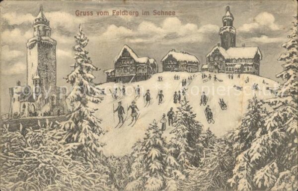 Feldberg Taunus Skifahren Aussichtsturm Gasthäuser