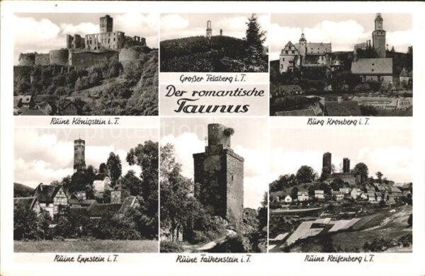 Grosser Feldberg Taunus Ruine Königstein Burg Kronberg Ruine Ep