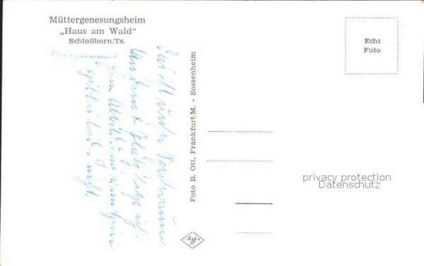 Schlossborn Müttergenesungsheim Haus am Wald – Bild 2