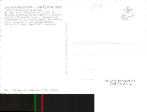 Lauxburg Wispertal Gaststätte Laukenmühle – Bild 2