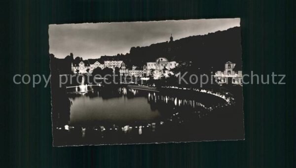 Bad Karlshafen Weser Hafenbeleuchtung