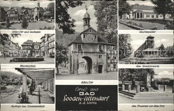Bad Sooden-Allendorf Kurtheater Gradierwerk Marktplatz Altes