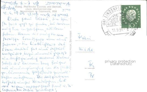 Neunkirchen Odenwald Evangelische Pfarrkirche Cosmas und Dam – Bild 2