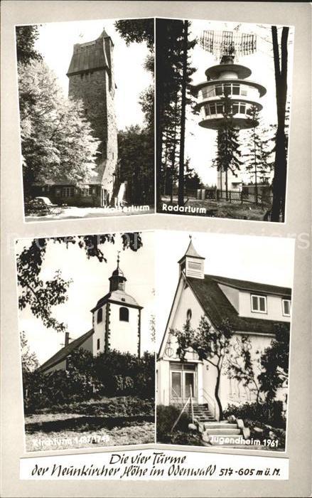 Neunkirchen Odenwald Radarturm Jugendheim Martin-Bucer-Haus