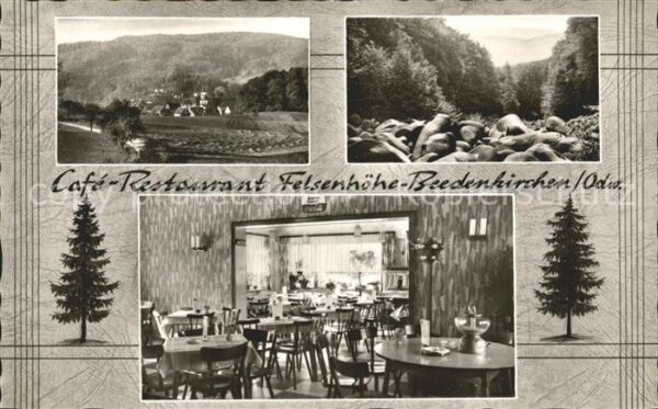 Beedenkirchen Cafe-Restaurant Felsenhöhe