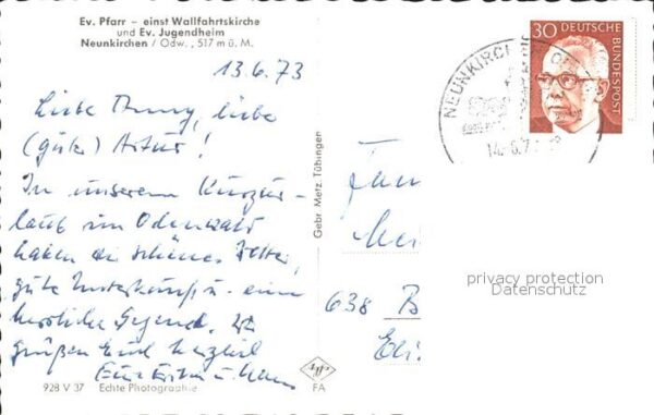 Neunkirchen Odenwald Evangelische Pfarrkirche Jugendheim – Bild 2