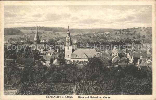 Erbach Odenwald Schloss Kirche