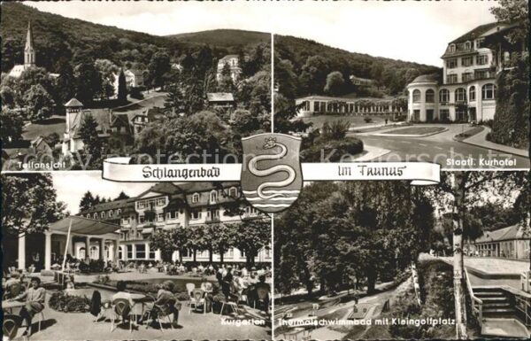 Schlangenbad Taunus Kurhotel Thermalschwimmbad Kleingolfpla