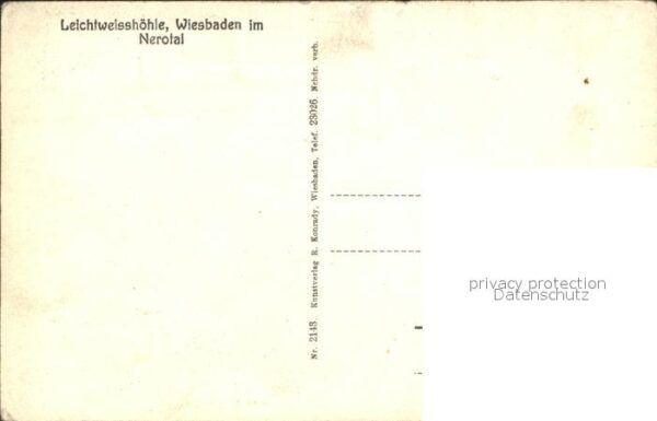 Nerotal Wiesbaden Leichtweisshöhle – Bild 2