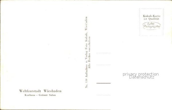 Wiesbaden Kurhaus Grüner Salon – Bild 2